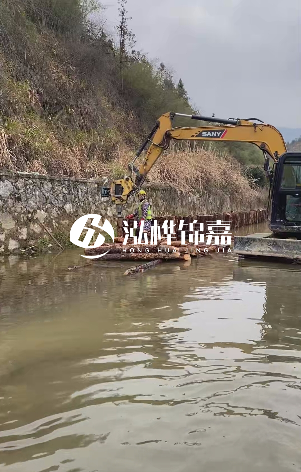 河道松木樁一天用多少根-松木樁能處理多厚的淤泥？