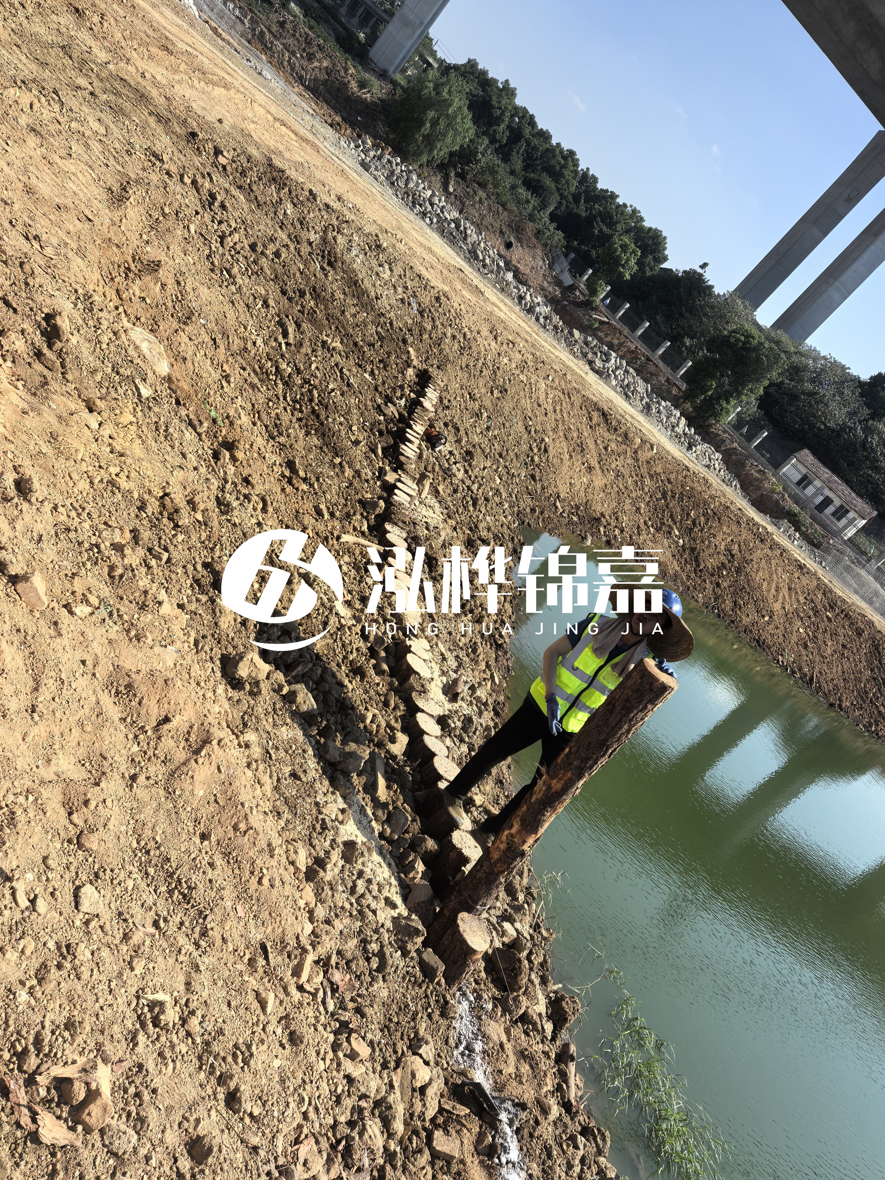 畢節河道打松木樁施工-護坡樁施工工藝流程?