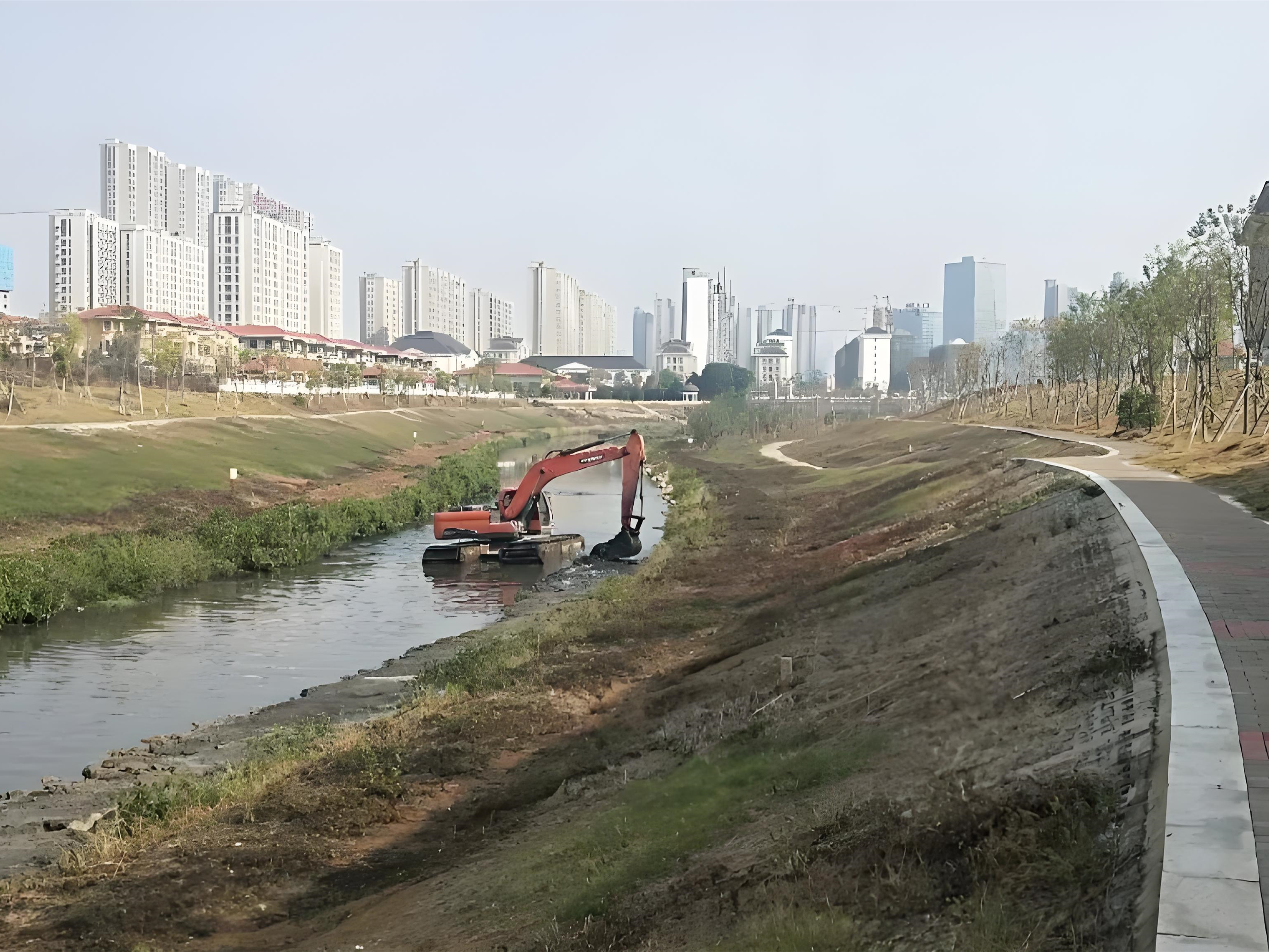 上海青浦區(qū)挖機清淤施工隊-沼澤地清淤后如何防止再次淤積?